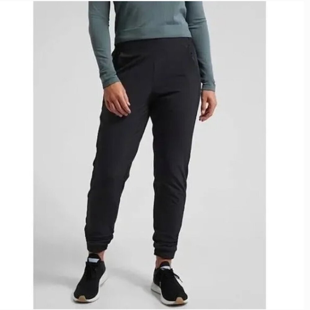 Athleta Black Brooklyn Lined Joggers Sz 10